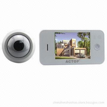 Door Eye Viewer with 3.5-inch TFT Color Display, 300,000 Pixels Camera Sensor